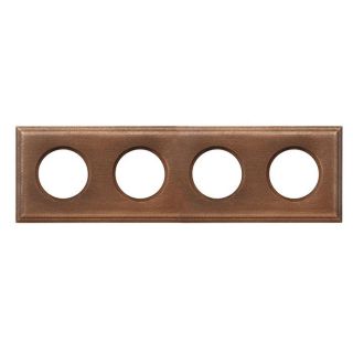 Рамка 4-х постовая Bironi Шедель для скрытого монтажа (дерево, Винтаж) BD-3023588