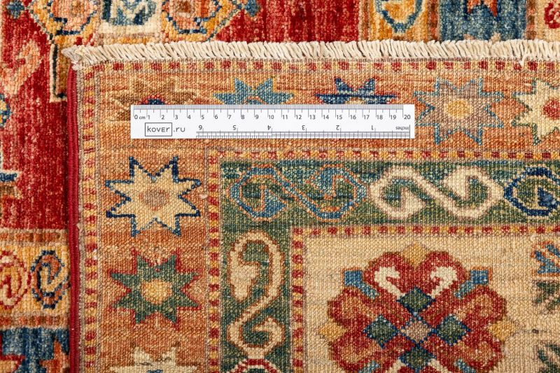 Пакистанский ковер из шерсти Carpet «KAZAK ROYAL» 232580-RED-BGE 271 x 385 см