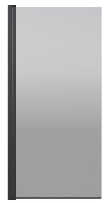 Шторка на ванну Berges RIVER S Black 065016, 80 см, черный матовый/тонированное фото 1