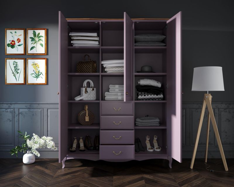 Шкаф Этажерка "Leontina Lavanda" фиолетовый BD-3090770 фото 2