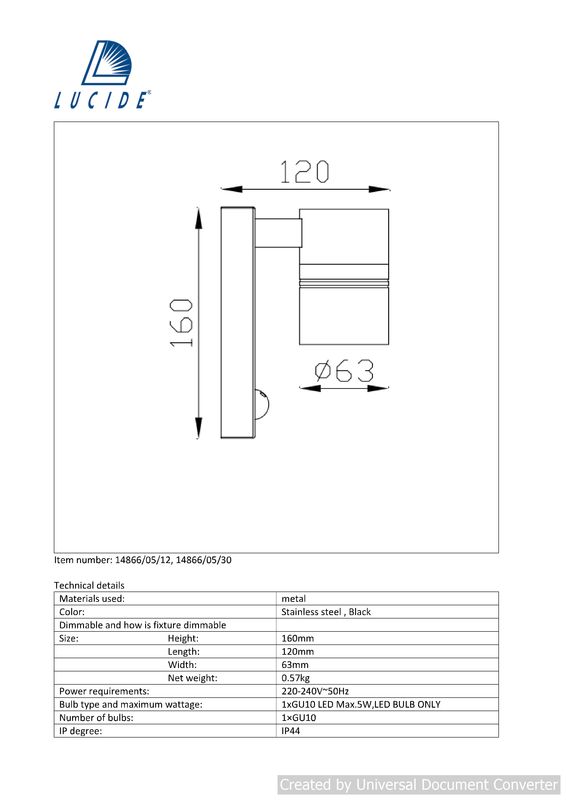 Настенный светильник ARNE-LED 14866/05/30