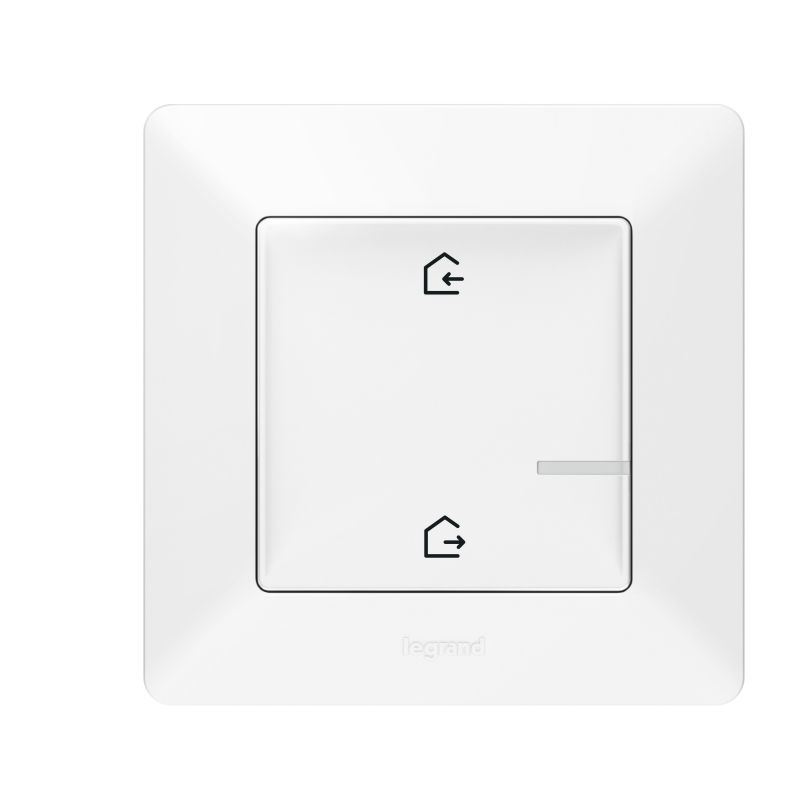 Выключатель сценарный "Я дома/Я вне дома" беспроводной Legrand Valena Life with NETATMO BD-1593226