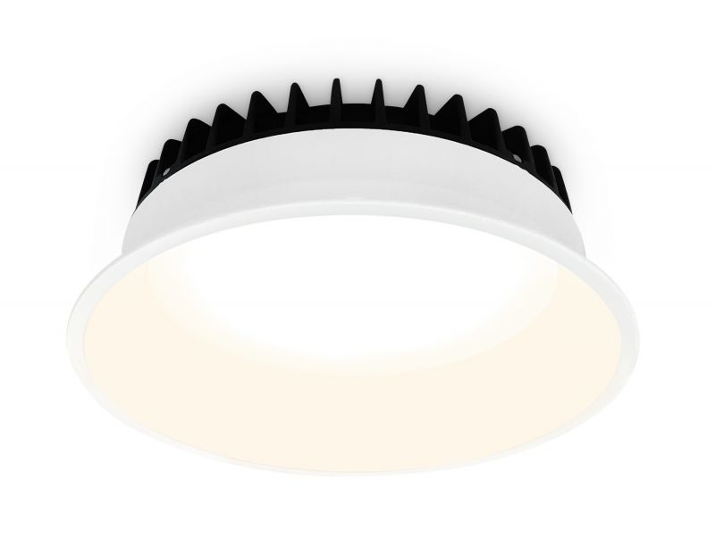 Встраиваемый многорежимный cветодиодный светильник Ambrella Downlight 18W DCR512