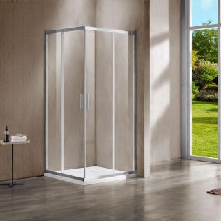 Душевой уголок Vincea Garda VSS-1G1212CL, 120х120 см, профиль хром, стекло прозрачное