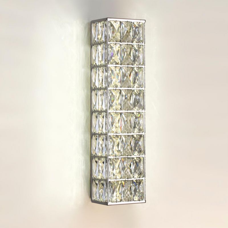 Настенный светильник Odeon Light хром/металл/хрусталь LED 9W 4000K 508Лм PANTA 4927/9WL