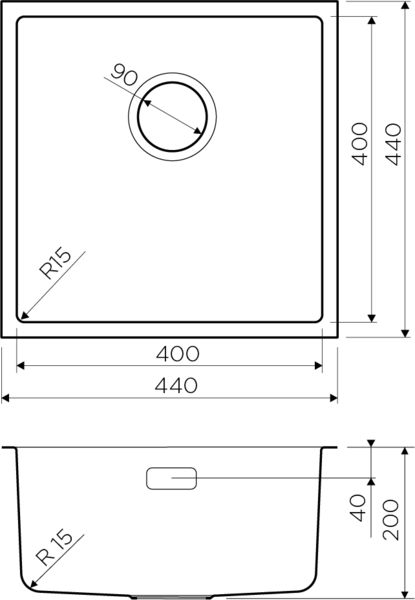 Кухонная мойка Omoikiri Tadzava 4993509