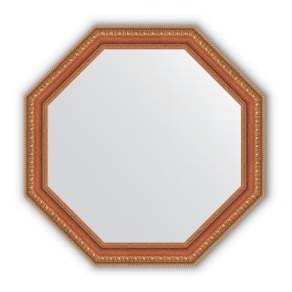 Зеркало в багетной раме Evoform Octagon BY 3713 бронзовые бусы на дереве
