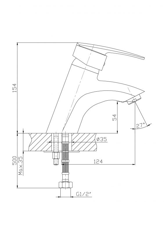 Смеситель Haiba HB06 HB1006 фото 2