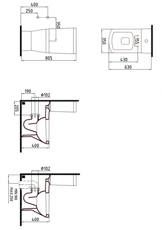 Унитаз напольный  Bien Neptun NPKD06301VE0W5SZ0 с микролифтом фото 2