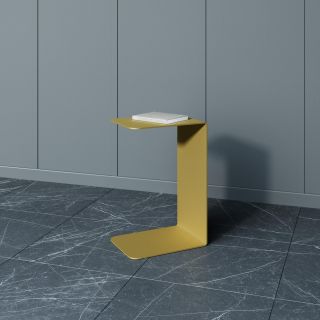 Журнальный столик металлический приставной GENGLASS RILONI BD-2847701