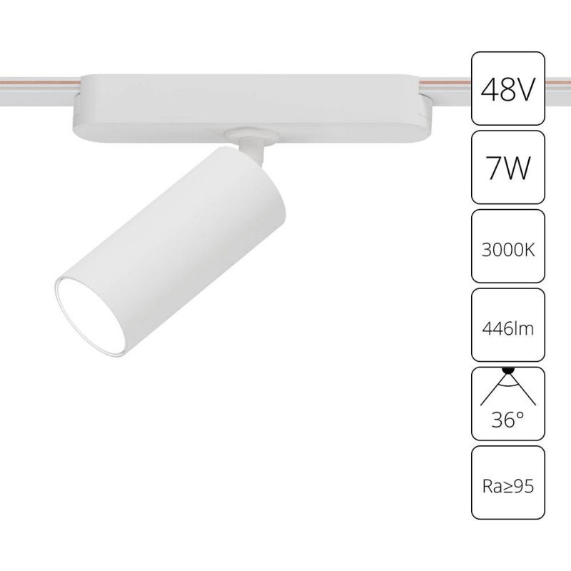 Магнитный трековый светильник Arte Lamp RAPID A1156PL-1WH фото 1