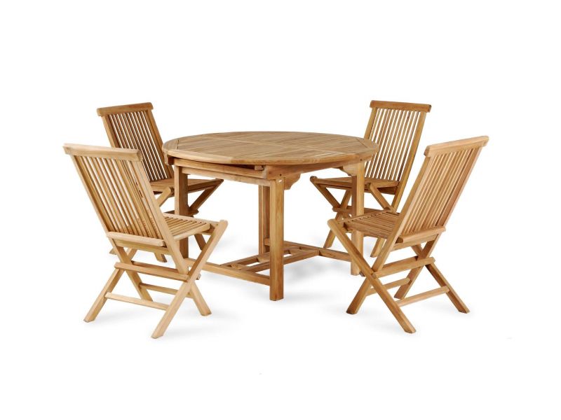 Стол круглый раздвижной ОГОГО Обстановочка Sundeck BD-3023156 фото 9