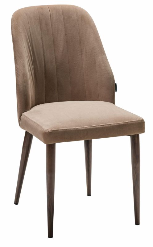 Стул R-Home Alen Diag бежевый 410127142h_Diag бежевый_т.орех фото 1