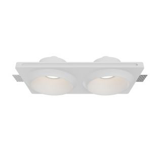 Встраиваемый светильник Maytoni Gyps Modern GU10 10W DL124-GU10-02-TRS-W