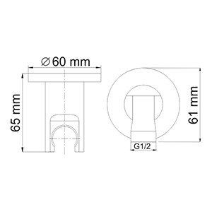 Подключение шланга WasserKRAFT A022