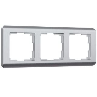 Рамка на 3 поста (серебряный) Werkel W0032106