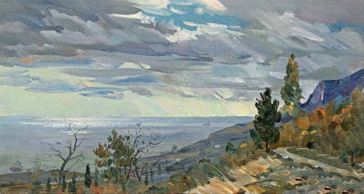 Картина "Крымскими тропами" Жлабович Анатолий фото 1