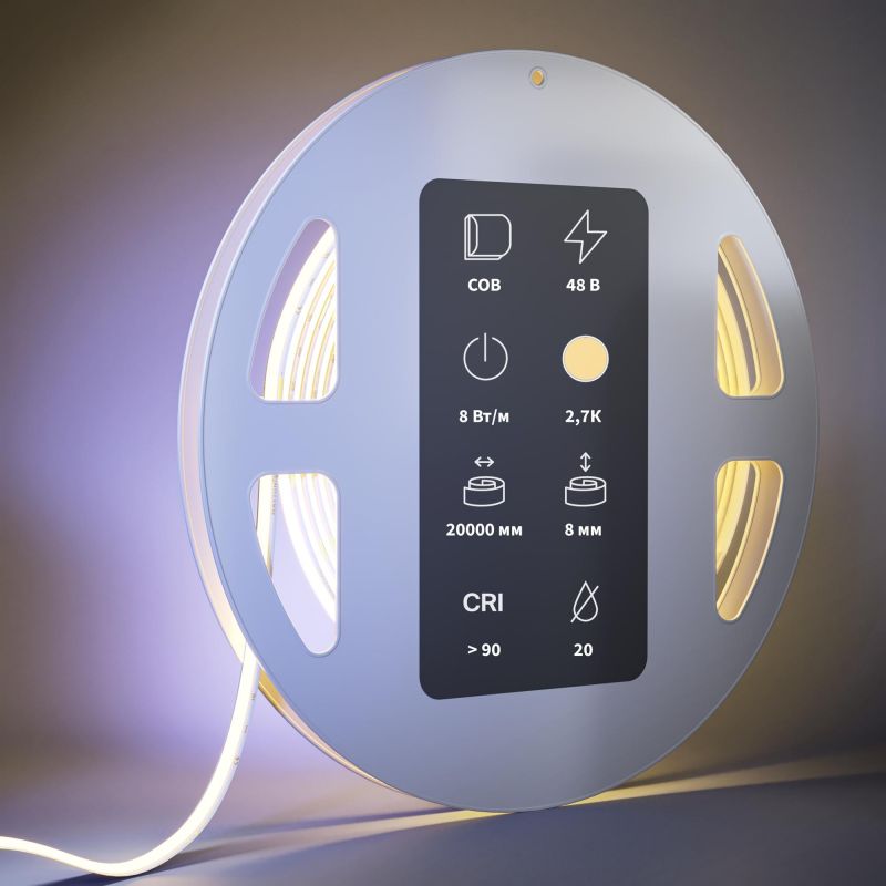Светодиодная лента Maytoni COB LED 2700К(теплый) 8W 201218 фото 3