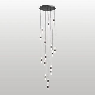Люстра подвесная Lussole HOPKINS LED 4000К(белый) 64W LSP-7401