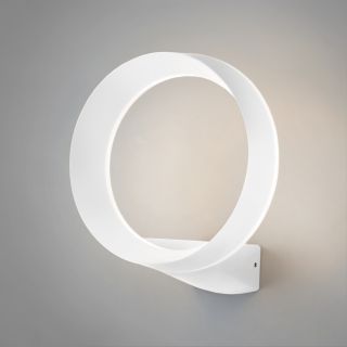 Уличный настенный светодиодный светильник Elektrostandard Ring IP54 1710 TECHNO LED белый