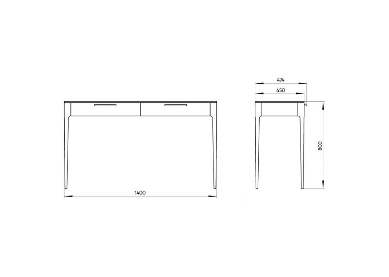 Консоль Ellipsefurniture Type TY010305140101