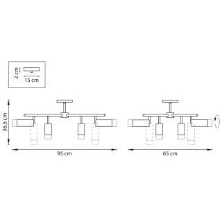 Люстра потолочная Rullo Lightstar LR7283648641