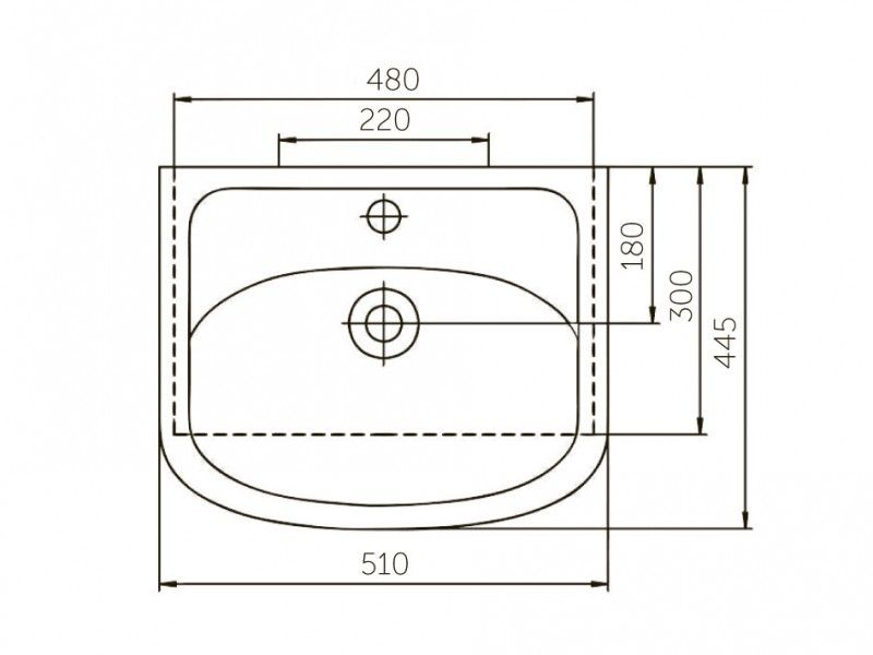 Тумба под раковину напольная Corozo Лея 50SD-00001489 48,8 см