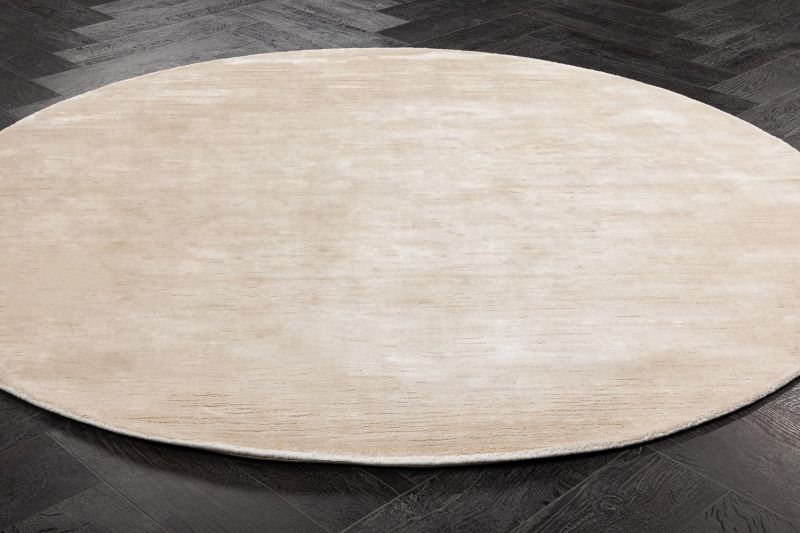 Индийский ковер из шёлка Carpet «SILK VEIL» PLAIN-G099(Round) 194 x 194 см фото 6
