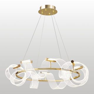 Люстра подвесная Lussole KNOX LED 4000К(белый) 80W LSP-7415