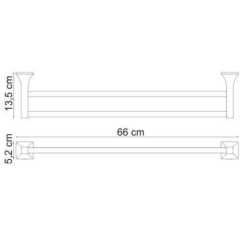 Держатель полотенец WasserKRAFT Wern K-2540