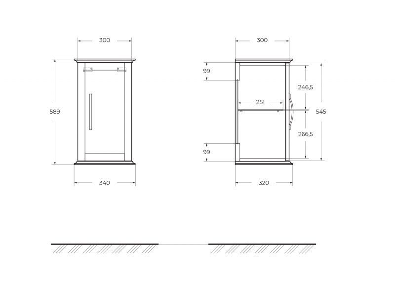 Мебельная раковина Cezares GLASS 61x46 Cezares 50202