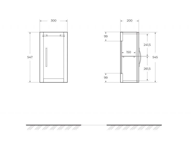 Мебельная раковина Cezares GLASS 61x46 Cezares 50202