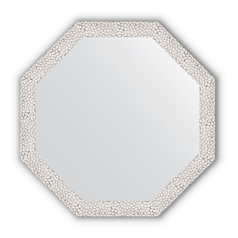 Зеркало в багетной раме Evoform Octagon BY 3677 чеканка белая