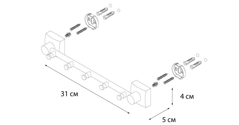 Планка Fixsen Kvadro FX-61305-5