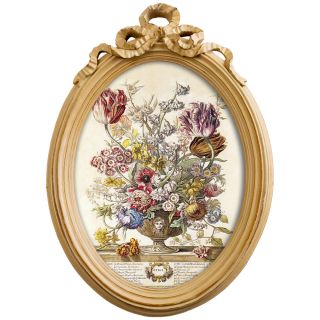 Репродукция на холсте «12 месяцев цветения», версия Апрель, в раме «Бернадетт» ByObject  BD-1945818