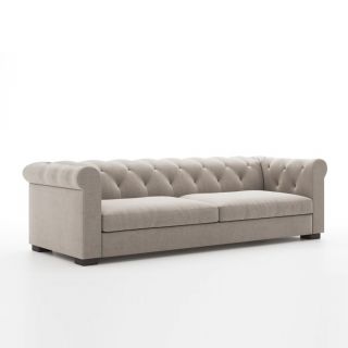 Диван Highland Furniture MODE CHESTERFIELD 210см, бежевый, IMR-BD-2395352