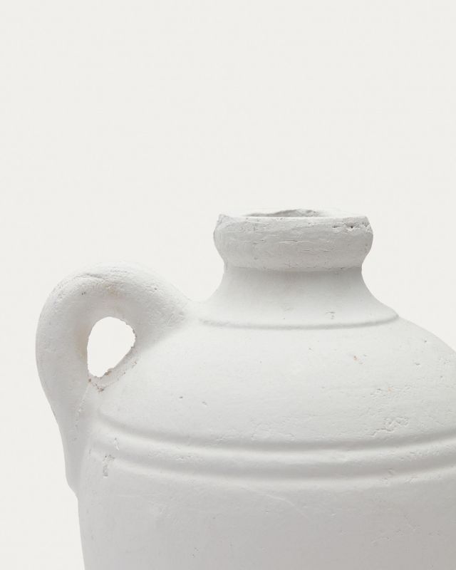 Белая терракотовая ваза 23 см Palafrugell  La Forma (ex Julia Grup) BD-2609379