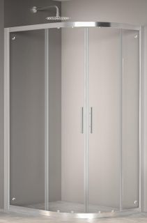 Душевой уголок RGW Passage PA-61, 90x120 см, профиль хром, стекло прозрачное