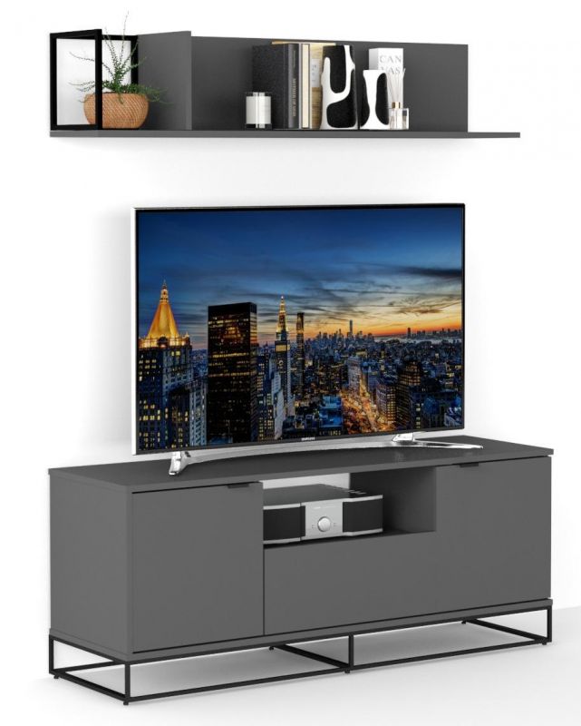 Тв-тумба R-Home City большая графит BD-3070269 фото 4