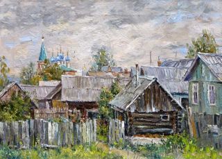 Картина "В Дунилово" Антон Колоколов