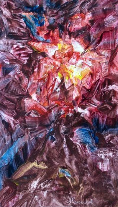 Картина "Горная роза" Антон Колоколов