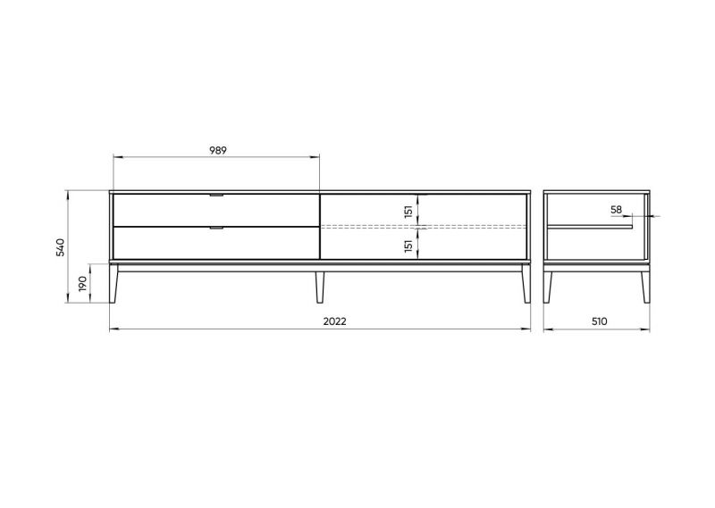 Тумба Ellipsefurniture Fjord FJ010102190101