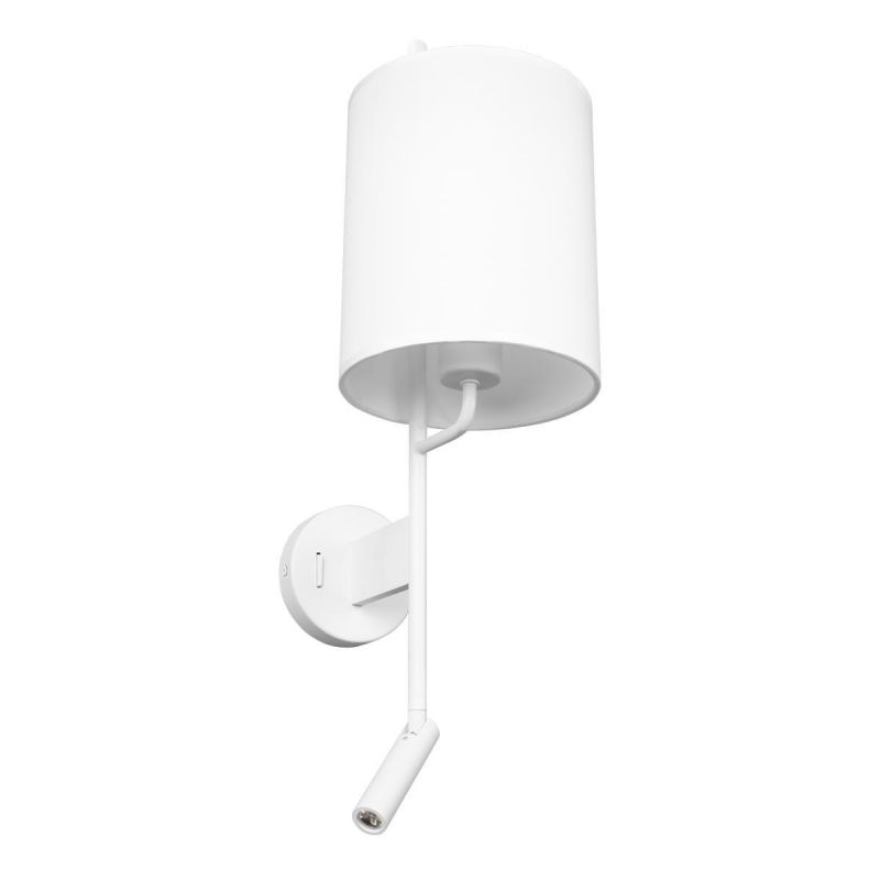 Настенный светильник с подсветкой для чтения Loft It Ritz 10253W/B White фото 3
