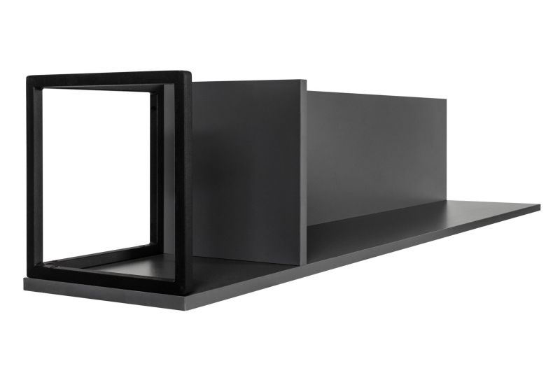 Полка навесная R-Home City большая графит BD-3070200 фото 3
