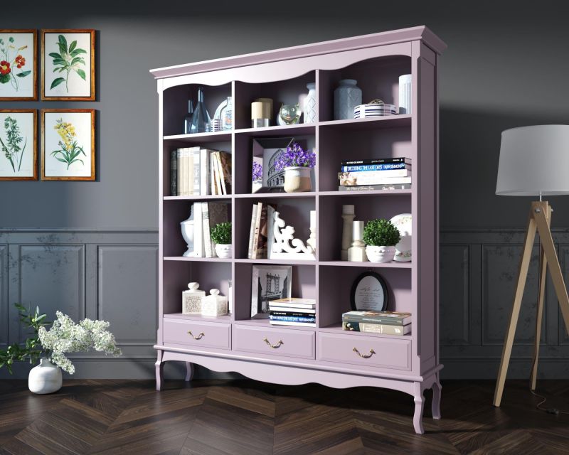 Стеллаж "Leontina Lavanda" тройной фиолетовый BD-3090776 фото 4