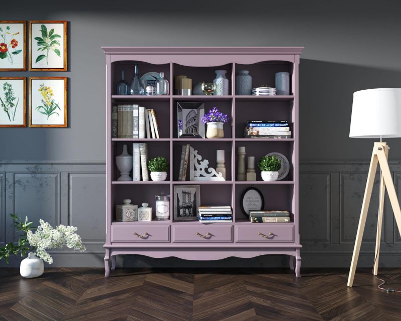 Стеллаж "Leontina Lavanda" тройной фиолетовый BD-3090776 фото 6