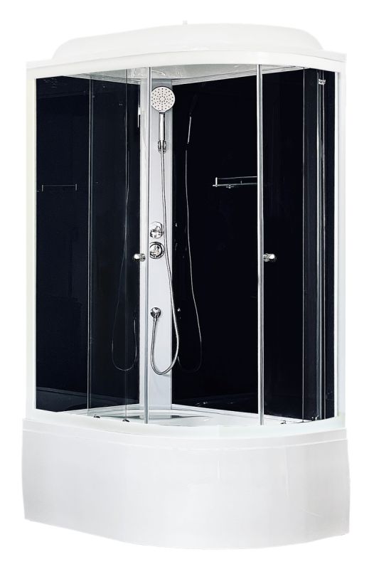 Душевая кабина Royal Bath  BK RB8120BK5-BT-L 80x120