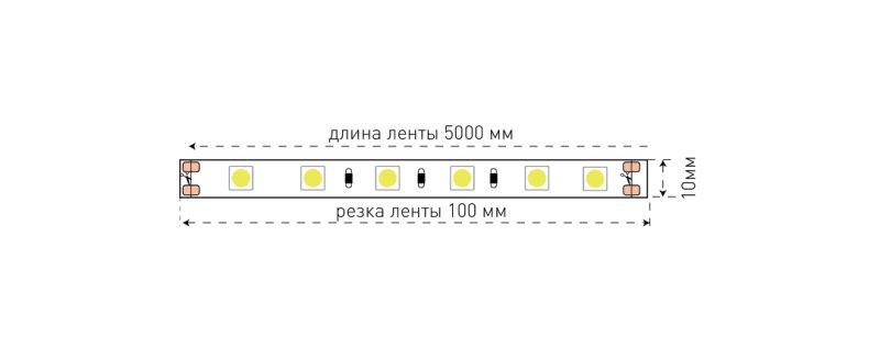 Лента светодиодная SWG SWG560 24 IP20 4000-4500K 009272 фото 3