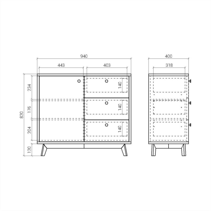 Комод The IDEA Frame BD-1964779