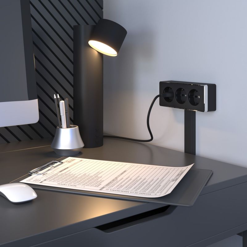 Светодиодная настольная лампа Eurosvet 80425/1 черный